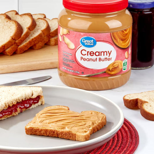 Creamy Peanut Butter Spread – 64 oz (4 lb) – Smooth & Delicious