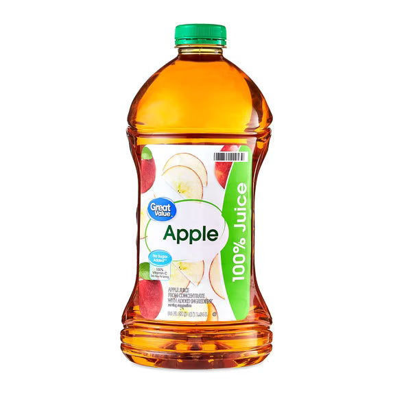 100% Apple Juice – 96 fl oz | Pasteurized, Pulp-Free & No Sugar Added