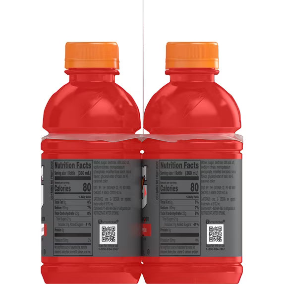 Gatorade Thirst Quencher Electrolyte Sports Drink – Fruit Punch – 12 Pack – 12 fl oz Bottles
