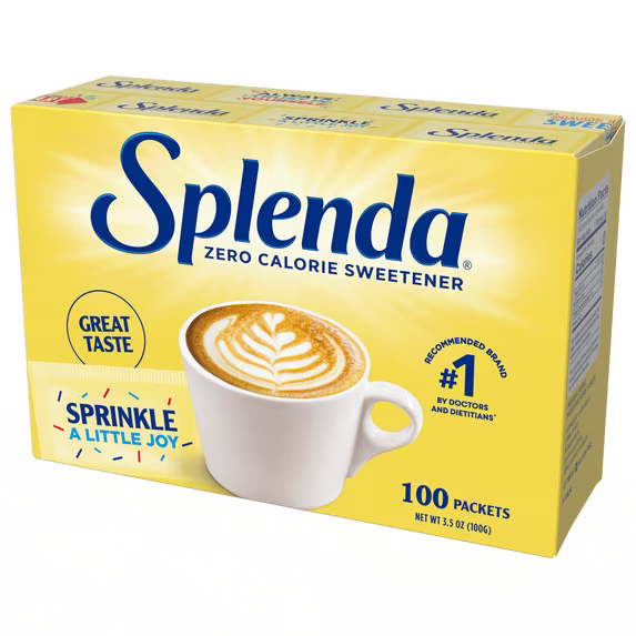 Splenda Zero Calorie Sweetener Sugar Substitute Packets – 100 Count