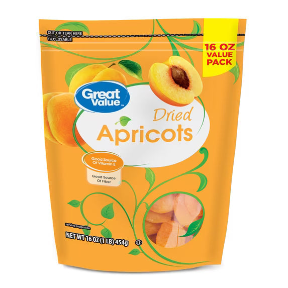 Dried Apricots – 16 oz | Soft & Chewy Fruit Snack