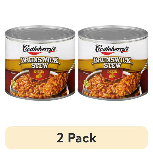 Castleberry's Brunswick Stew with Chicken & Beef – 2 Pack – 20 oz Cans