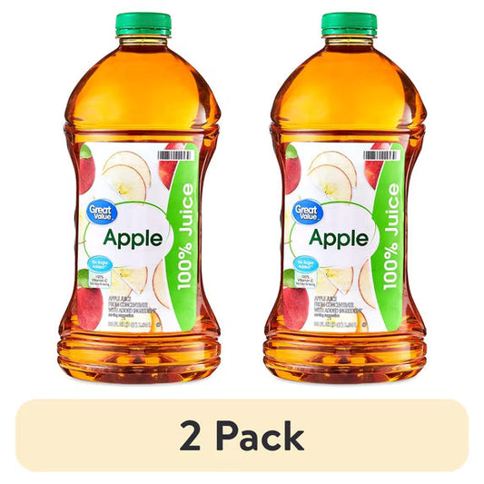 100% Apple Juice – 96 fl oz | Pasteurized, Pulp-Free & No Sugar Added