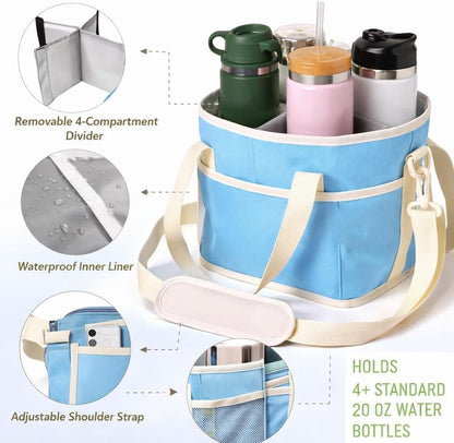 CarrySip™ 4-Cup Drink Carrier — Hands Free & Spill Proof