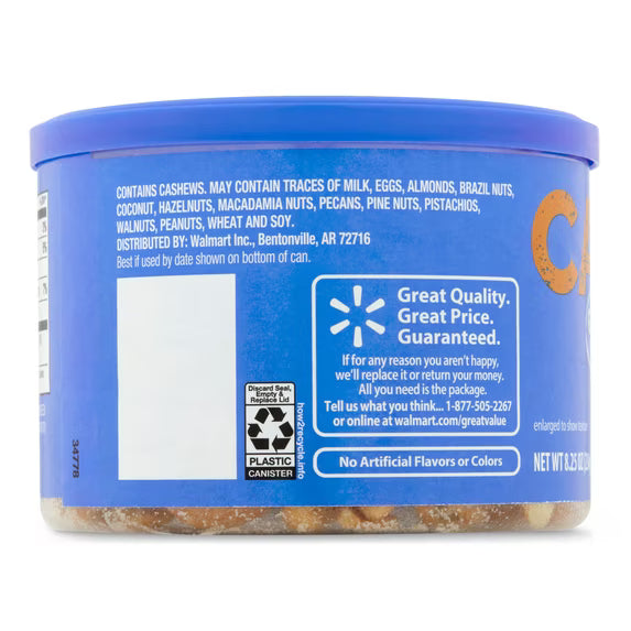 Honey Roasted Cashews – 8.25 oz | Oven Roasted Whole Cashews