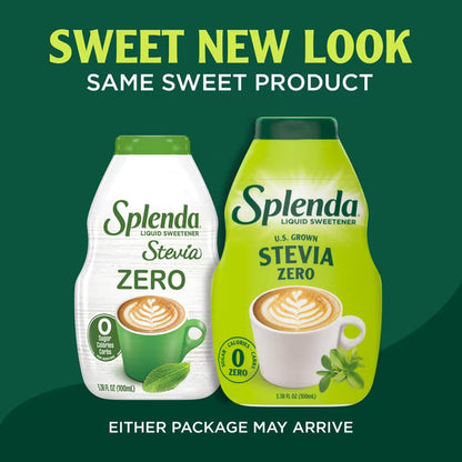 Splenda ZERO Stevia Liquid Zero Calorie Sweetener – 3.38 fl oz