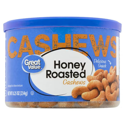 Honey Roasted Cashews – 8.25 oz | Oven Roasted Whole Cashews
