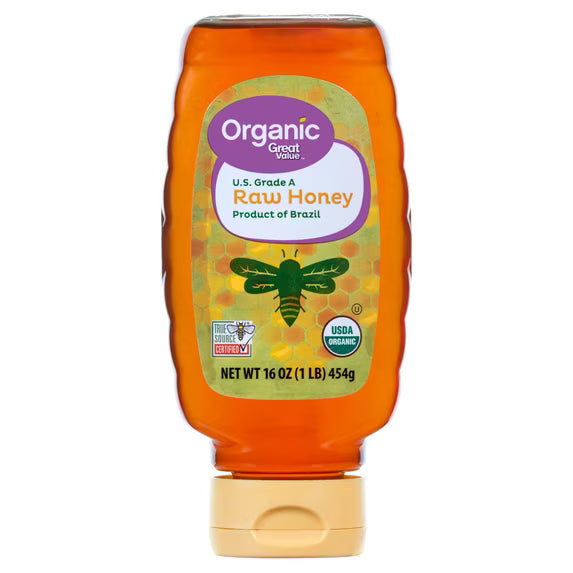 Organic Strained Raw Honey – 16 oz | 100% Raw Honey