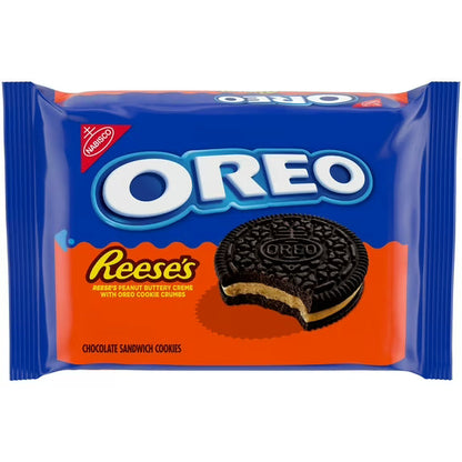 OREO REESE'S Peanut Butter Creme Chocolate Sandwich Cookies – 12.35 oz