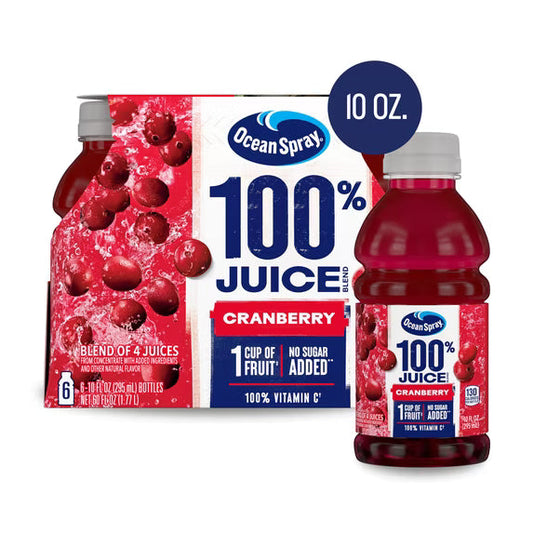 Ocean Spray Cran-Grape Cranberry Grape Juice Drinks – 6 Pack – 10 fl oz Bottles