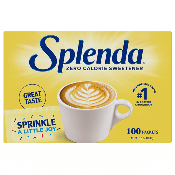 Splenda Zero Calorie Sweetener Sugar Substitute Packets – 100 Count