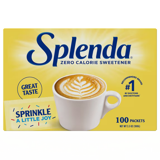 Splenda Zero Calorie Sweetener Sugar Substitute Packets – 100 Count