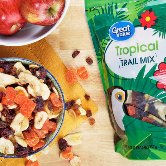 Tropical Trail Mix – 26 oz | Dried Fruit & Nut Snack Mix