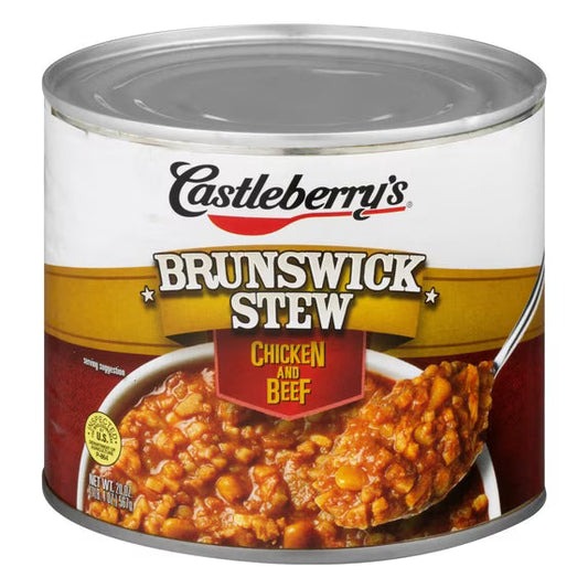 Castleberry's Brunswick Stew with Chicken & Beef – 2 Pack – 20 oz Cans