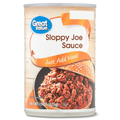 Sloppy Joe Sauce – 6 Pack – 15 oz Cans | Classic Savory Tomato Sauce