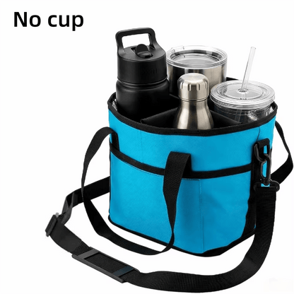 CarrySip™ 4-Cup Drink Carrier — Hands Free & Spill Proof